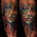 tattoo galleries/ - Woman & leaves - 58978